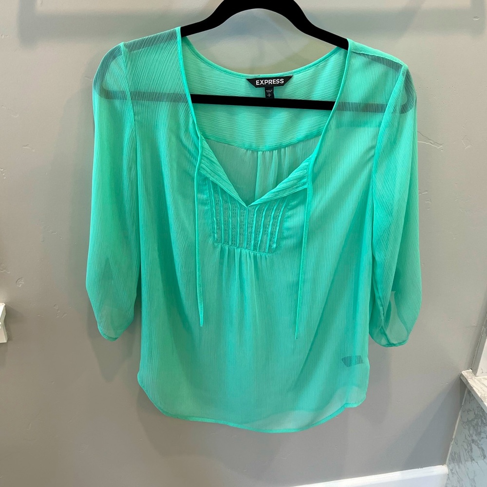 Express see-through top in size S